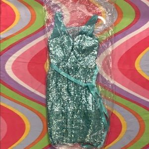 Mint Sequin Dress